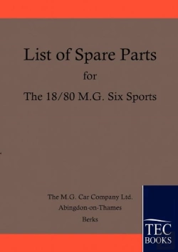 Bertrand.pt - Spare Parts Lists For The 18/80 Mg Six