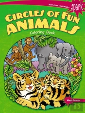 Spark Circles Of Fun Animals Coloring Book