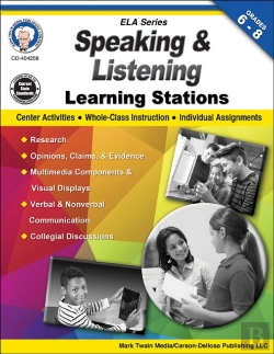 Bertrand.pt - Speaking And Listening Learning Stations, Grades 6 - 8