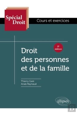 Bertrand.pt - Spécial Droit ; Droit Des Personnes Et De La Famille (2e Édition)