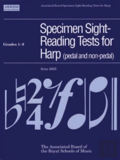 Specimen Sight-Reading Tests For Harp, Grades 1-8 (Pedal And Non-Pedal)