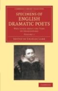 Specimens Of English Dramatic Poets