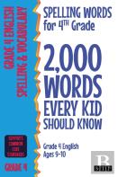 Spelling Words For 4th Grade