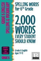 Spelling Words For 6th Grade