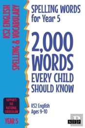 Spelling Words For Year 5