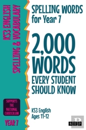 Spelling Words For Year 7