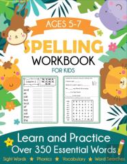 Spelling Workbook For Kids Ages 5-7