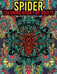 Spider Coloring Book For Adults