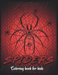 Spiders Coloring Book For Kids.