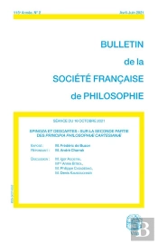 Spinoza Et Descartes - Sur La Seconde Partie Ses Principia Philosophiae Cartesianae