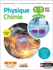 Spirales : Physique-Chimie 1re/Term Bac Pro - Groupements 3/4/5/6 (Manuel) - (Spirales) Livre + Lic. Élève