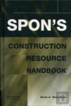 Spon'S Construction Resource Handbook