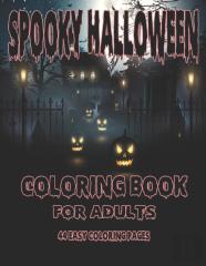 Spooky Halloween Coloring Book For Adults