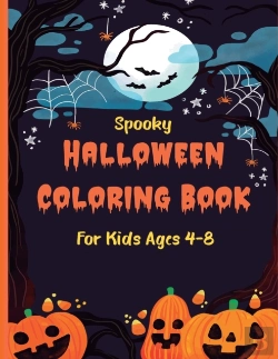 Bertrand.pt - Spooky Halloween Coloring Book For Kids Ages 4-8