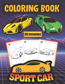 Bertrand.pt - Sport Car Coloring Book (35 Drawings)