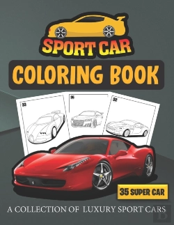 Bertrand.pt - Sport Car Coloring Book A Collection Of Luxury Sport Cars (35 Super Car)
