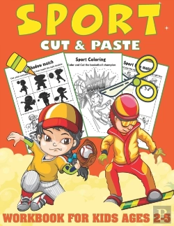 Bertrand.pt - Sport Cut And Paste Workbook For Kids Ages 2-5