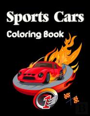 Sports Cars Coloring Book