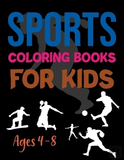 Bertrand.pt - Sports Coloring Book For Kids Ages 4-8