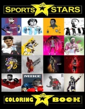 Sports Stars Coloring Book