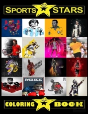 Sports Stars Coloring Book