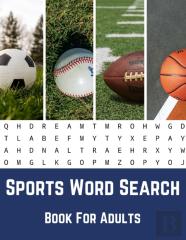 Sports Word Search Book For Adults