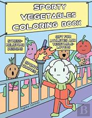 Sporty Vegetables Coloring Book