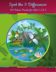 Spot The 9 Differences - 150 Picture Puzzles For Kids 1, 2 & 3