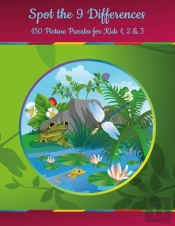 Spot The 9 Differences - 150 Picture Puzzles For Kids 1, 2 & 3