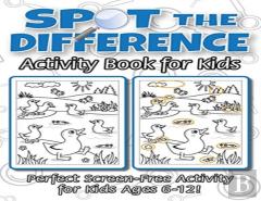 Spot The Difference Activity Book For Kids