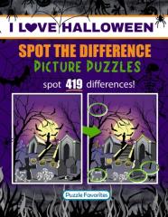 Spot The Difference ''I Love Halloween'' Picture Puzzles