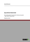 Sprachliche Relativitat
