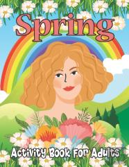 Spring Activity Book For Adults
