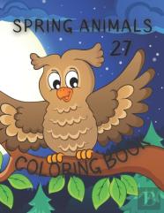 Spring Animals Coloring Book