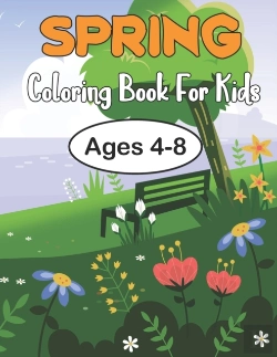Bertrand.pt - Spring Coloring Book For Kids Ages 4-8