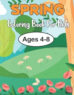 Bertrand.pt - Spring Coloring Book For Kids Ages 4-8