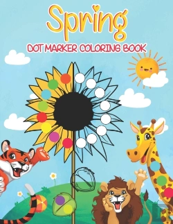 Bertrand.pt - Spring Dot Marker Coloring Book