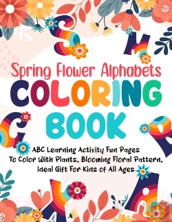 Bertrand.pt - Spring Flower Alphabets Coloring Book