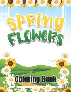 Bertrand.pt - Spring Flowers Coloring Book