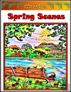 Bertrand.pt - Spring Scenes Coloring Book