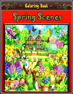 Bertrand.pt - Spring Scenes Coloring Book