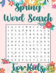 Spring Word Search For Kids