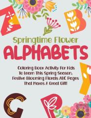 Springtime Flower Alphabets
