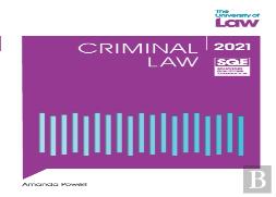 Sqe - Criminal Law