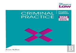 Sqe - Criminal Practice 4e