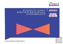 Sqe - Ethics And Professional Conduct