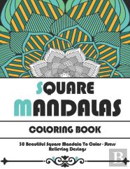 Square Mandalas Coloring Book