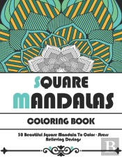 Square Mandalas Coloring Book