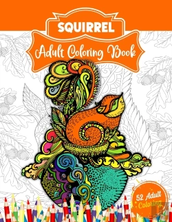Bertrand.pt - Squirrel Adult Coloring Book