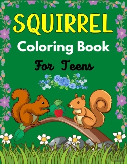 Bertrand.pt - Squirrel Coloring Book For Teens